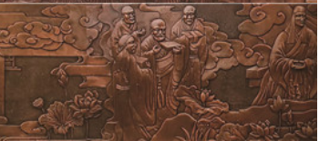 草堂寺-鸠摩羅什生平大型鍛銅浮雕
